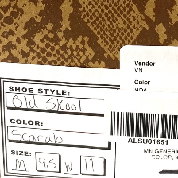 VANS Old Skool Green Suede Canvas Shoe Skate Low Sneakers Men's Size ALSU01651 - Picture 8 of 9